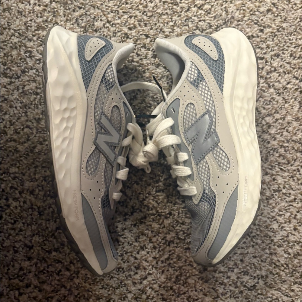 New Balance Light Gray Athletic Shoes